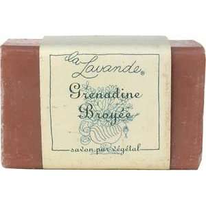  La Lavande Broyee Soap   Grenadine and Pomegranate   100gm 