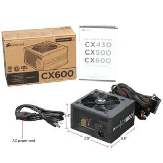 CORSAIR Builder Series CX600 CMPSU 600CXV2 600W PSU  