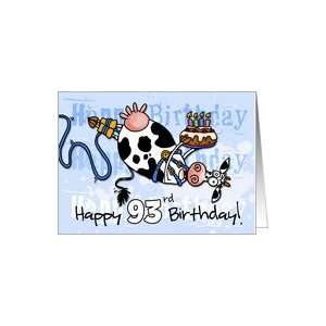  Bungee Cow Birthday   93 years old Card Toys & Games