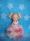   CROCHET knit CLOTHES barbie KELLY DOLL 4.5 dress outfit toys.usa