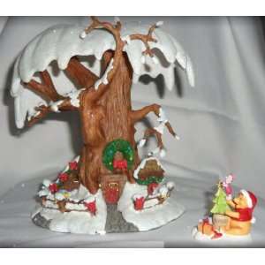   Holiday Village Collection   Poohs Hundred Acre Wood Tree Farm   #2