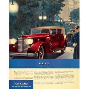  1934 Ad Packard Red Automobile Ask The Man Who Owns One 