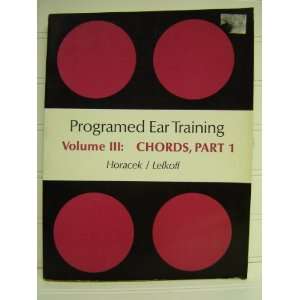  Programmed Ear Training (Pt 1) (9780155720176) Leo 