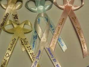 200 Personalized Printed Ribbons for Wedding/Favor  