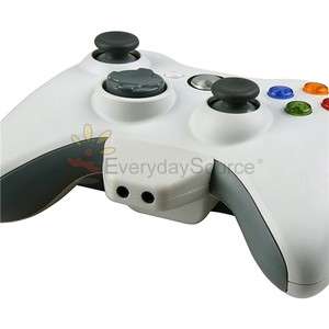 White 3.5mm Jack Headset Converter Adapter 2.5mm Plug For Xbox 360 