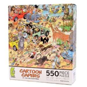   CARTOON CAPERS THE PARK 550 Piece JIGSAW Puzzle Toys & Games