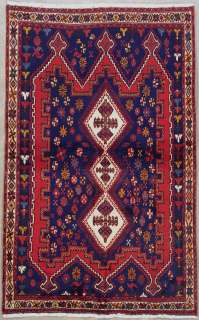 navy blue tribal persian afshar rug click image for closeup