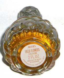 Rare Vintage Perfume Cologne Avon Field Flowers Bottle  