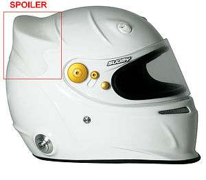 NEW Suomy Car Kart Racing Helmet F1 Rear Spoiler White Spare Part 