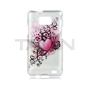   i9100 Galaxy S II Case (Grunge Heart) Cell Phones & Accessories