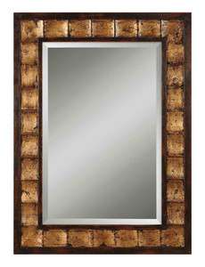 Large BRITISH TRADITIONS Wood WALL MIRROR Rectangle Beveled NEW  