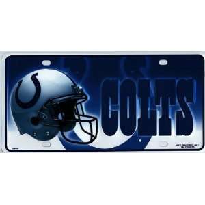 Indianapolis Colts License Plate (New) Automotive