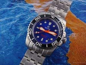 DEEP BLUE MASTER MAG Ceramic Bezel BLUE Dial Dive Watch  