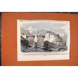   Bridge Doveria Creevola Military Simplon Italy 1859