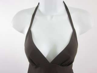 JCREW Brown Halter Silk A Line Dress Size Petite 0  