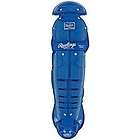  Youth Deluxe Baseball Catchers Leg Guards 14.5 Ages 9 12 Royal
