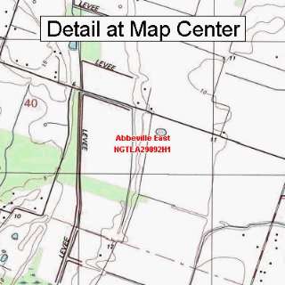  USGS Topographic Quadrangle Map   Abbeville East 