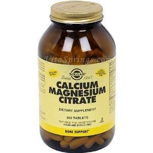  Calcium Magnesium Citrate 250 Tabs 3 Pack Health 