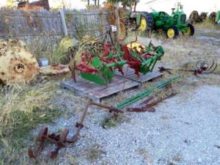 John Deere Unstyled A 2 row Pipe Cultivator  