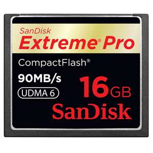 Sandisk SDCFXP 016G A91  16GB EXTREME PRO COMPACT FLASH 0619659056278 