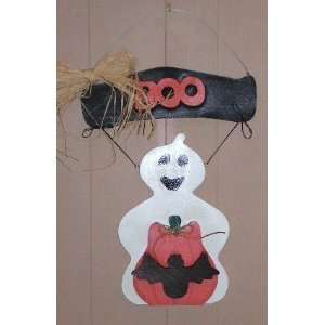  BOO Banner with Ghost, Pumpkin & Bat Patio, Lawn & Garden