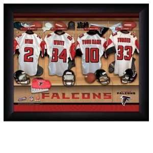  Atlanta Falcons Personalized Locker Room Print Sports 