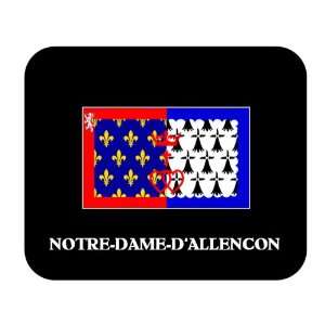  Pays de la Loire   NOTRE DAME DALLENCON Mouse Pad 