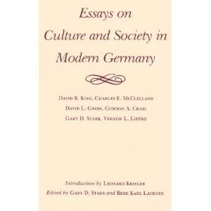 Essays on Culture and Society in Modern Germany (Walter Prescott Webb 