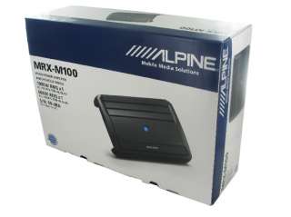 NEW ALPINE MRX M100 1000W RMS Class D Monoblock Amp X Power Car Audio 