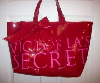 Victorias Secret 2009 Black Friday Runway Tote Red Large Beach Bag 
