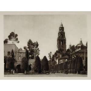  1927 Balboa Park San Diego California Photogravure 