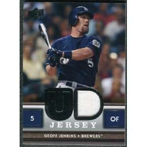   Upper Deck UD Game Materials #GJ Geoff Jenkins Sports Collectibles