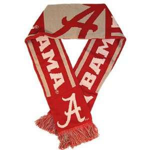  Alabama Crimson Tide College Sports Warm Woven Knit Stripe Team 
