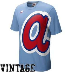  Nike Atlanta Braves Light Blue In the Zone Cooperstown T 