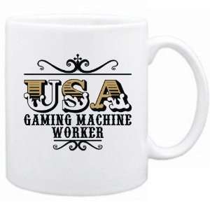  New  Usa Gaming Machine Worker   Old Style  Mug 