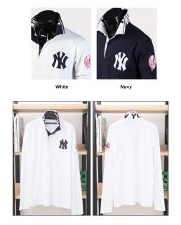   Slim Fit NEW YORK Yankees Polo Collar T Shirts 2XL, 3XL, 4XL  