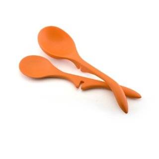 Rachael Ray Tools 2 Piece Lazy Spoon & Lazy Ladle Set, Orange