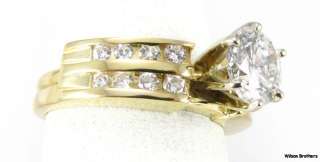   Diamond Engagement Wedding Band Ring   14k Gold Jacket Enhancer  