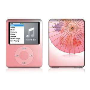 Apple iPod Nano (3rd Gen) Decal Vinyl Sticker Skin  Japanese Umbrella