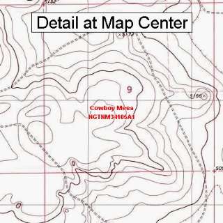   Map   Cowboy Mesa, New Mexico (Folded/Waterproof)