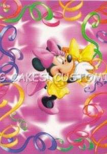 Minnie Mouse Edible Cake Topper Disney Mickey Mouse  