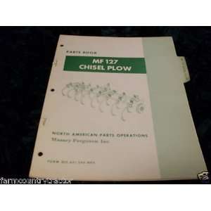   Ferguson 127 Chisel Plow OEM Parts Manual Massey Ferguson Books