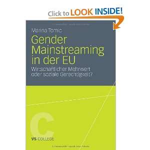  Gender Mainstreaming in der EU Wirtschaftlicher Mehrwert 