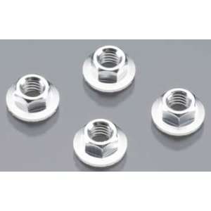 87266 Serrated Flange Nut M4 Silver (4) Toys & Games
