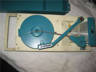 Vintage Kenner Swingster Record Player Turntable   Turquoise  