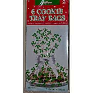  Holly Cookie Tray Bags, 6ct Toys & Games