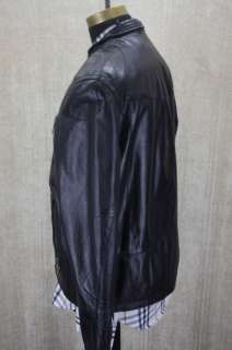 Mens Andrew Marc Che Moto Leather Jacket Large $595  