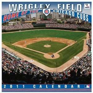  Chicago Cubs Wrigley Field 2011 Wall Calendar Sports 