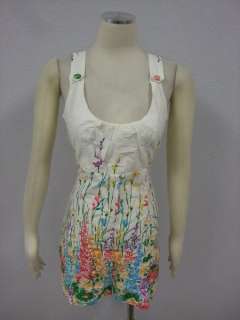   Urban Outfitters $68 Colorful Beautiful Floral Sun Beach Romper Sz 8