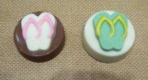 Flip Flop Chocolate Dipped Oreo Cookie Favors  